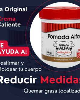 Pomada ALFA, crema reductora y mucho más, 220g